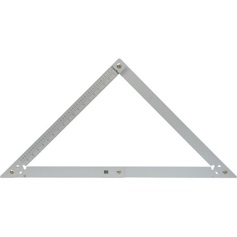 Dapetz ® 600mm Aluminium Folding Square, 24" Carpenters Measuring Framing Square, Tiling Carpentry and Roofing Tools With a Nylon Storage Pouch for a Variety of Construction & DIY Jobs (1/5)