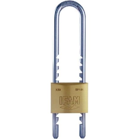 IFAM candado arco largo adaptab serie-k 50mm. , 0BLISTER , IFAM candado arco largo adaptab serie-k 50mm. , 0BLISTER