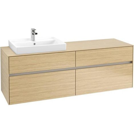 VB WTUS Collaro C022B0 1600x548x500mm avec 4 tiroirs WT en chêne nordique