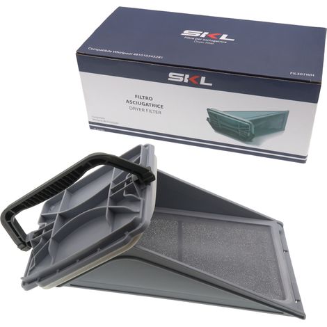 Filtro pelucchi lanuggine per asciugatrice Bauknecht Ignis Privileg Whirlpool AZA HGEL HSCX (1/5)