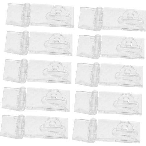 Lot de 10 attaches transparentes en acrylique (1/5)