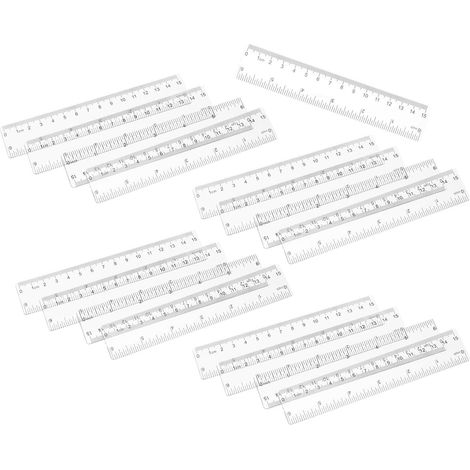 25 règles transparentes à bords souples pour les étudiants et (1/5)