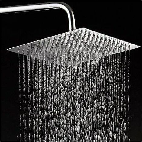 royaluxe - pommeau de douche en acier inoxydable pommeau de douche à économie d'eau haute pression salle de bain (1/3)