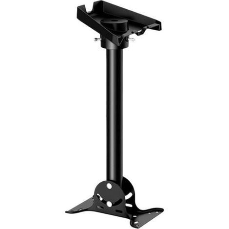 Supporto da tetto Starlink, kit di montaggio satellitare in acciaio inox nero, staffa per asta satellitare resistente alle intemperie per Starlink Gen3 (1/2)