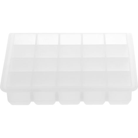 1 Silikon-Eiswürfelform, 20 Fächer, antihaftbeschichtet, BPA-frei, für Cocktails und Getränke (1/5)