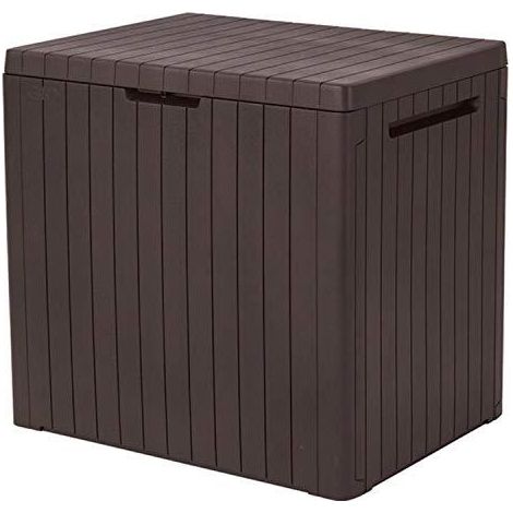 Keter City Aufbewahrungstruhe 113L braun langlebig