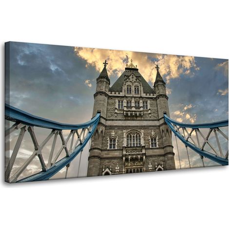 Leinwanddruck Architektur Bridge of England 80x40 cm
