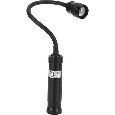Lampe de travail LED 10W avec col de cygne flexible, aimantée pour machine à coudre, tour et éclairage industriel (1/5)