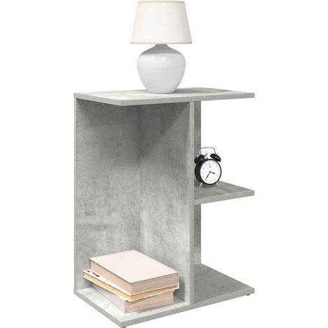 Nachttisch Betongrau 46,5x29x61 cm Holzwerkstoff