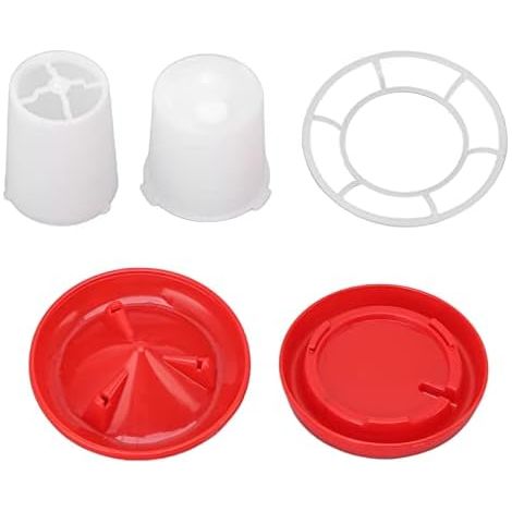 Chicken Coop Feeder and Drinker Set Chicken Coop Accessories Set Rotating Design Quail and Duck Incubator (1/5)