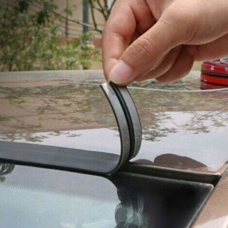 Joints en caoutchouc de voiture Bandes d'étanchéité de bord Auto Toit Pare-brise Mastic Bandes de protection de voiture Joints de fenêtre Isolation phonique Insonorisation-19mmx3M (1/4)