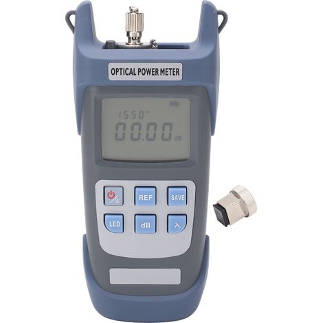 Optical Fiber Power Meter Optic Cable Tester ‑50+26dbm with LED Light for Maintenance