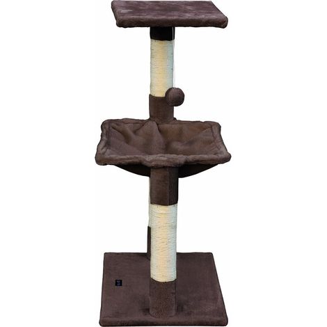 Albero tiragraffi per gatti Gloria 36 x 50 x 83 cm Marrone Legno Acciaio Sisal (1/3)