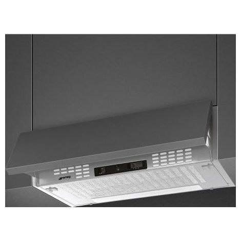 Smeg KSEIR62SE2 hotte Intégré Argent 225 m³/h D