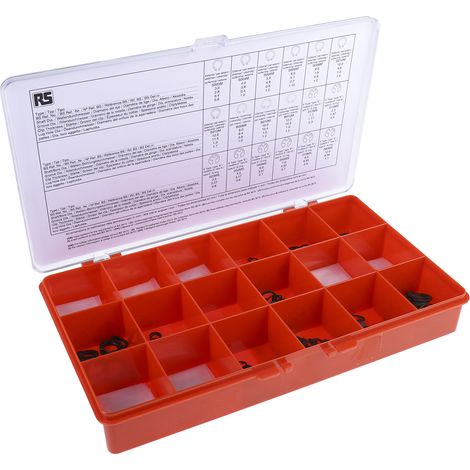 Kit circlip de 890 pièces , en Acier ( Prix pour 1 )