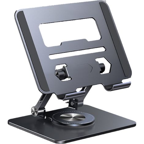 Support rotatif pour tablette, réglable, relevable, base de bureau pliable pour tablette (1/5)