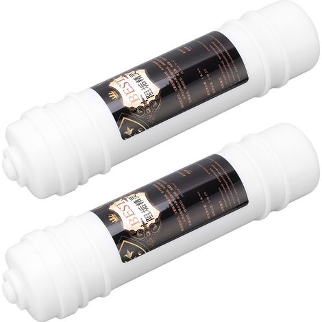 2 Stück Ersatz-Wasserfilter mit hohem Durchfluss und Schnellanschluss, universell, 10 Zoll, für Wasserreiniger zu Hause (1/5)