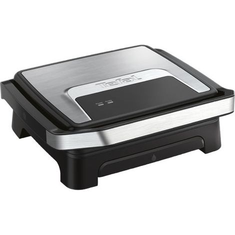 Tefal GC271D10 Grill elettrico in acciaio inox 2000 W multifunzione