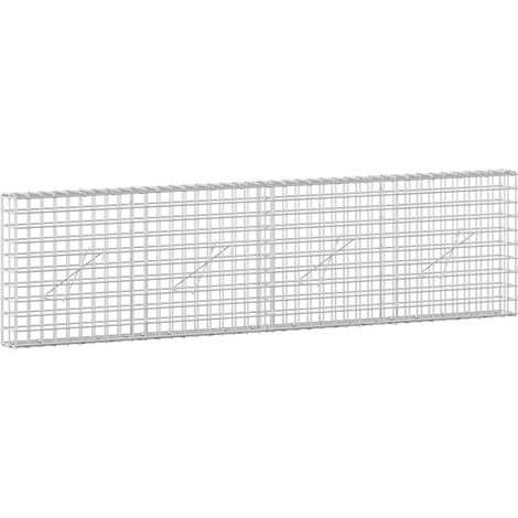 vidaXL Gabion with 3.5 mm Wire and 5x5 cm Mesh 200x10x50 cm (1/5)
