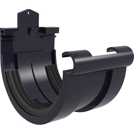 Scala Kunststoff-Dachrinnenverbinder G80 Graphit (1/2)