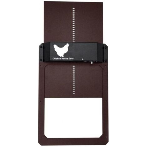 Ouvre-porte automatique pour poulailler avec capteur de lumière  Fournitures pour animaux  Fournitures pour volailles de basse-cour (1/5)