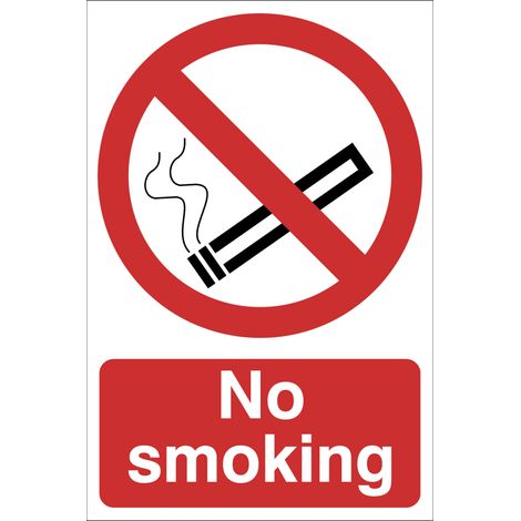 Draper 'No Smoking' Prohibition Sign (72934) (1/5)