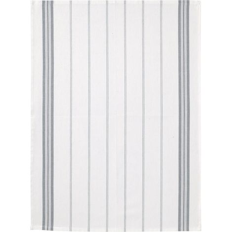 Lot de 2 torchons rayé gris stone 50 x 70 cm (1/2)