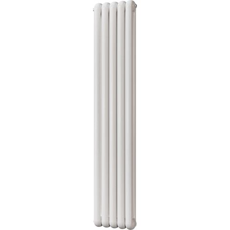 Sherwood - White Vertical Round Top Column Radiator H1800mm x W368mm 2 Column (1/3)