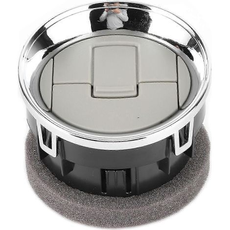 Bague extérieure intérieure chromée argentée pour chauffage de ventilation CL3Z19893EA Compatible avec F-150 2012-2014
