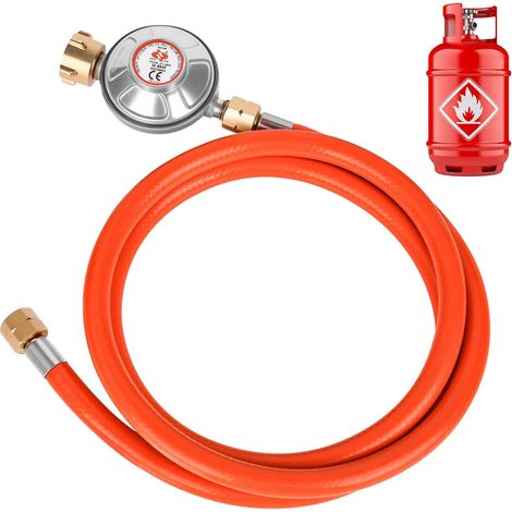 Régulateur de Pression de gaz 50 mbar, Tuyau de gaz de 150 cm (1/5)