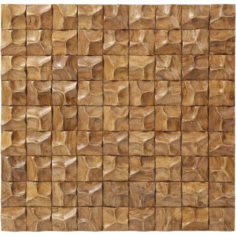 Decoracion Pared Mango 90X4,5X90 Natural (1/2)