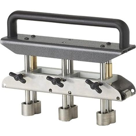 Machine à cintrer, machine à cintrer les bords à trois stations pour tôles de toiture à angle 0-90, outil de cintrage de métal pour un cintrage de 0,3 à 1,0 mm (0,01 à 0,04 pouce) et une hauteur de pl