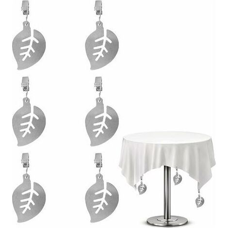 Tablecloth Weights, Stainless Steel Tablecloth Clips, Tablecloth Weight Sets, Decorative Tablecloth Clips, Outdoor Tablecloth Weights for Parties, Picnics, Indoors, and Outdoor Camping (1/5)