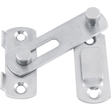 Loquet Porte, Verrou à Bascule en Acier Inoxydable Porte Coulissante Verrouillage de la P (1/5)