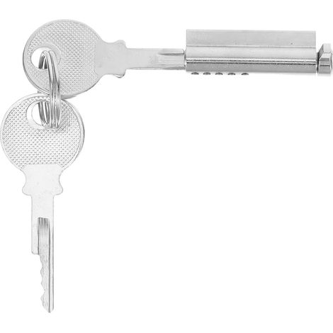 Serrure cylindrique de porte congélateur Luxshiny avec 2 clés (1/5)