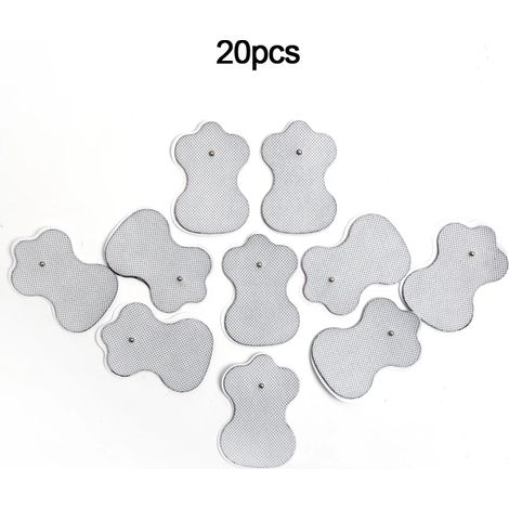 10/20 électrodes pour appareil de thérapie TENS, coussinets auto-adhésifs, stimulateur musculaire, masseur, soins de santé05285