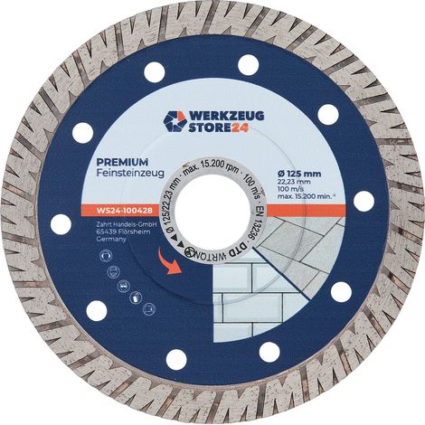 WS24 Disque à tronçonner diamanté Premium Grès cérame 125 mm - WS24-100428