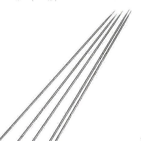 Lot de 5 aiguilles de rechange stérilisées de 0,2 mm pour aérographe. Fournitures pour peinture à l'aérographe.