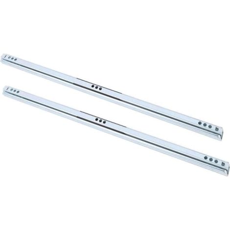 Lot de 2 glissières tiroir 450 x 17 mm pour penderies filet - B Bea et (1/5)