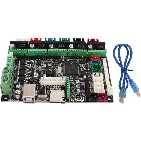 3D-Drucker-Motherboard-Kit, Mini-tragbarer integrierter Controller, separate Hauptplatinenteile (Modell) (1/5)