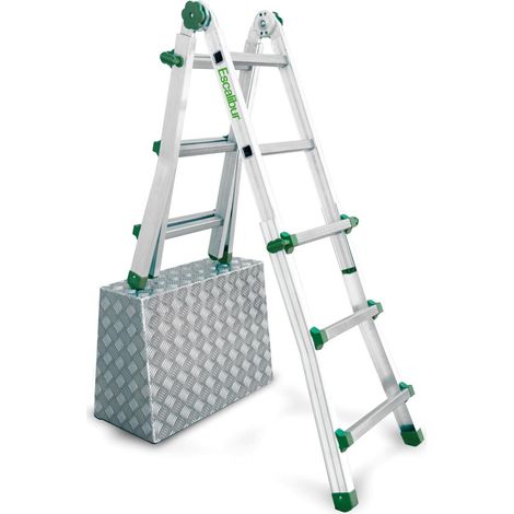 Escalera telescópica de aluminio 3x4 ES-TELE3X4 ESCALIBUR (1/5)