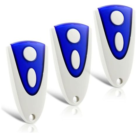 Lot de 3 pièces de rechange pour émetteur manuel Novotron 502, ouvre-porte de garage 433,92 MHz, 2 canaux, compatible avec l'émetteur manuel Novoferm 502 MAX43-2, Novotron 512 MIX43-2
