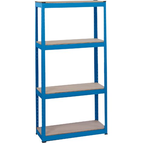 Draper Steel Shelving Unit, 4 Shelves, L760 x W300 x H1520mm (1/5)