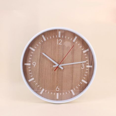 Horloge ronde en bois 40cm