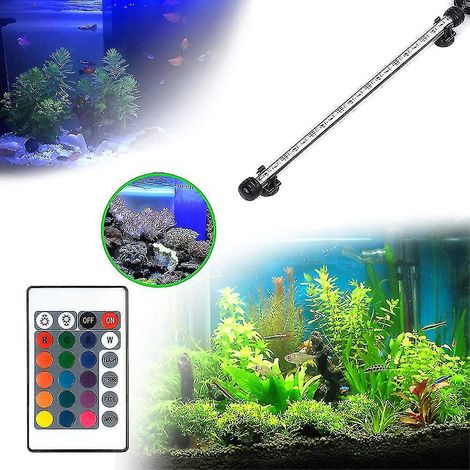 Éclairage LED submersible pour aquarium, avec minuterie marche/arrêt automatique, prise européenne (1/4)
