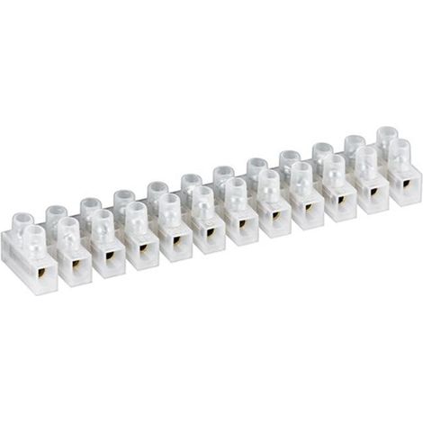 morsettiera elettrica mammut 1 pezzo 6 mm trasparente wnt 77007