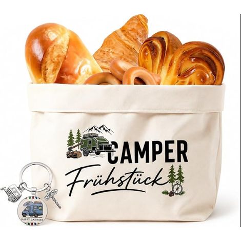 Corbeille à Pain pour Camping-Car, Petits Pains au Design Outdoor Robuste, Accessoire Caravane, Cadeau Amateurs de Camping, 38x22x16cm (1/5)