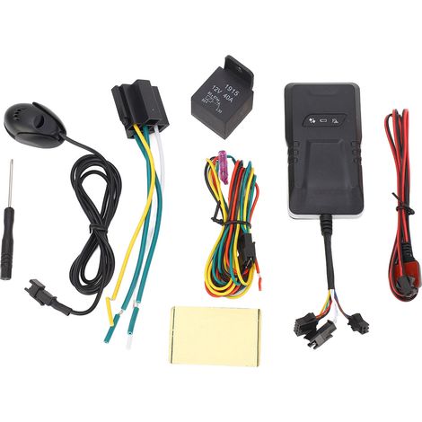 IP6 Wasserdichter Echtzeit-GPS-Tracker mit 4-poligem Kabel für Fahrzeuge und Motorräder