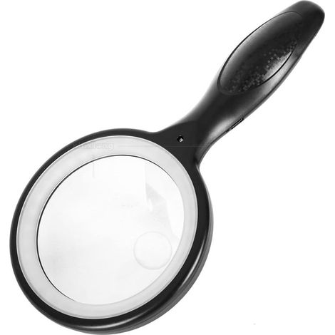 Loupe, loupe de lecture, loupe lumineuse LED Loupe anglaise - loupe de lecture géante Loupe rechargeable USB loupe de lecture pour personnes âgées (1/5)