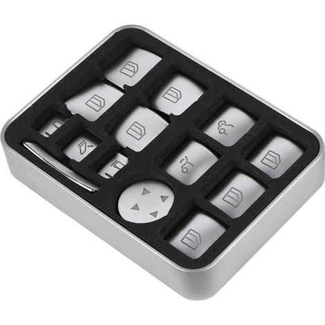 Pegatina para botón de elevalunas de coche para Mercedes Benz Clase B, C, E, GLA, CLA, GLK, GL, ML, GLE (1/4)
